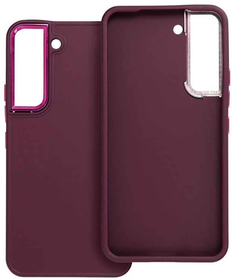 Oem FRAME dėklas skirtas Samsung Galaxy S22 violetinės spalvos