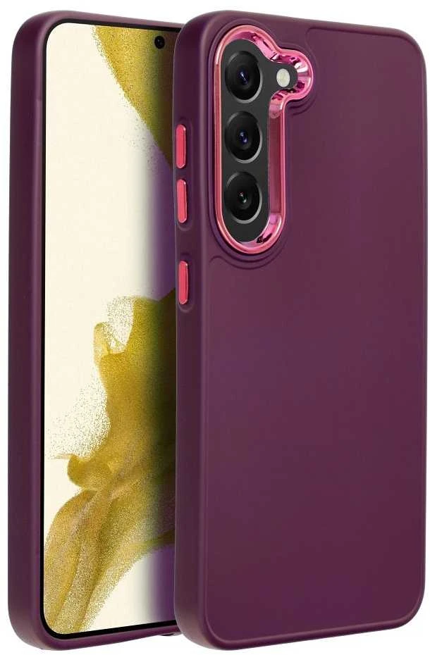 Oem FRAME dėklas skirtas Samsung Galaxy S23 violetinės spalvos