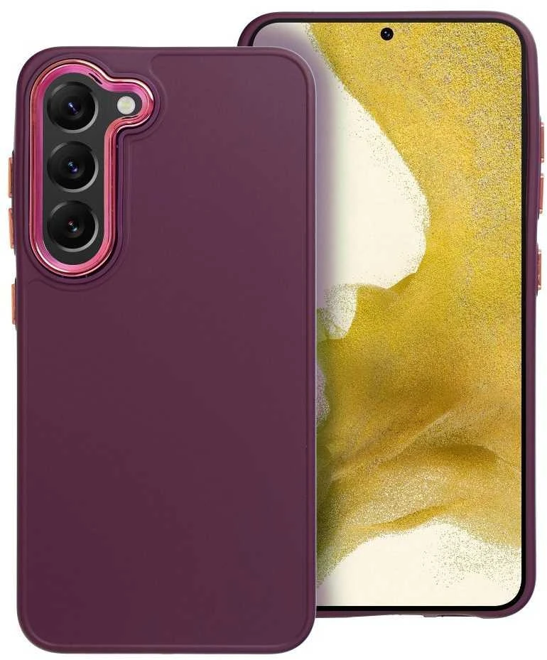 Oem FRAME dėklas skirtas Samsung Galaxy S23 violetinės spalvos