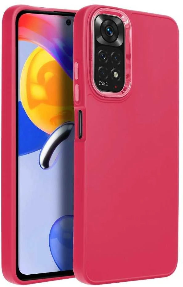 Forcell Oem FRAME dėklas skirtas XIAOMI Redmi Note 11 / 11S magenta