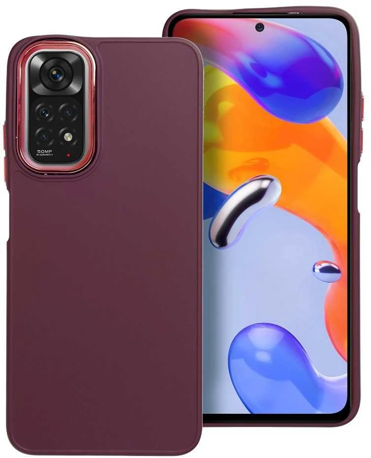 Oem FRAME dėklas skirtas XIAOMI Redmi Note 11 / 11S violetinės spalvos