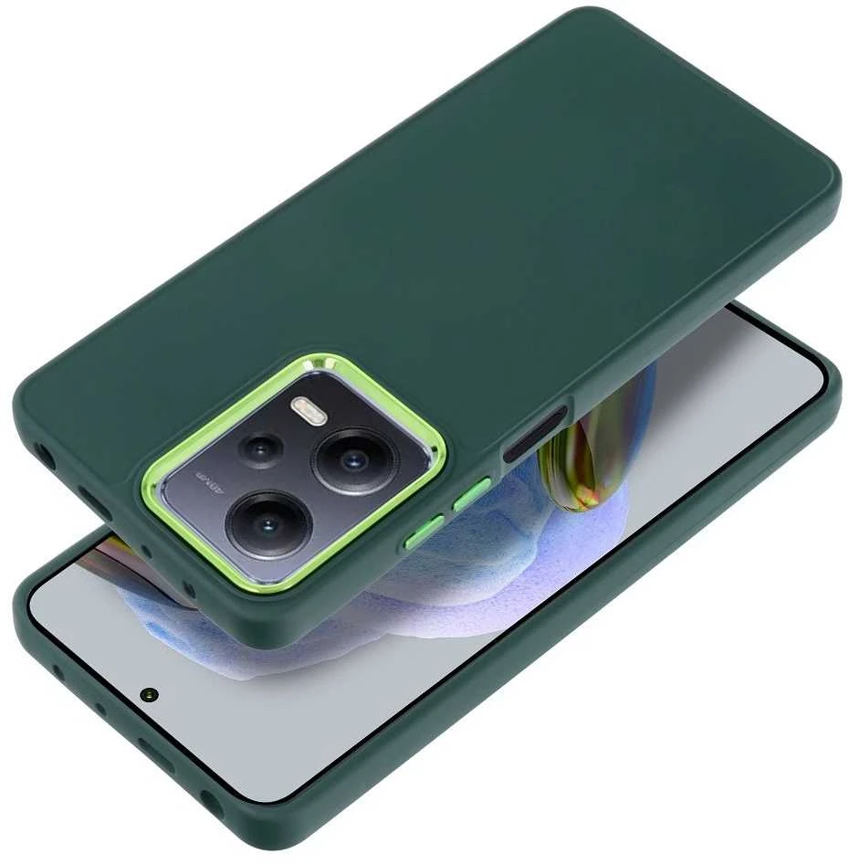 Oem FRAME dėklas skirtas Xiaomi Redmi Note 12 Pro 5G žalios spalvos