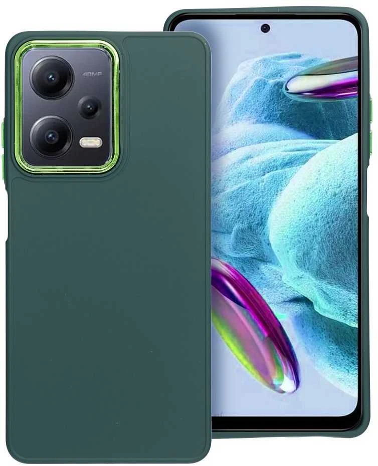 Oem FRAME dėklas skirtas Xiaomi Redmi Note 12 Pro 5G žalios spalvos