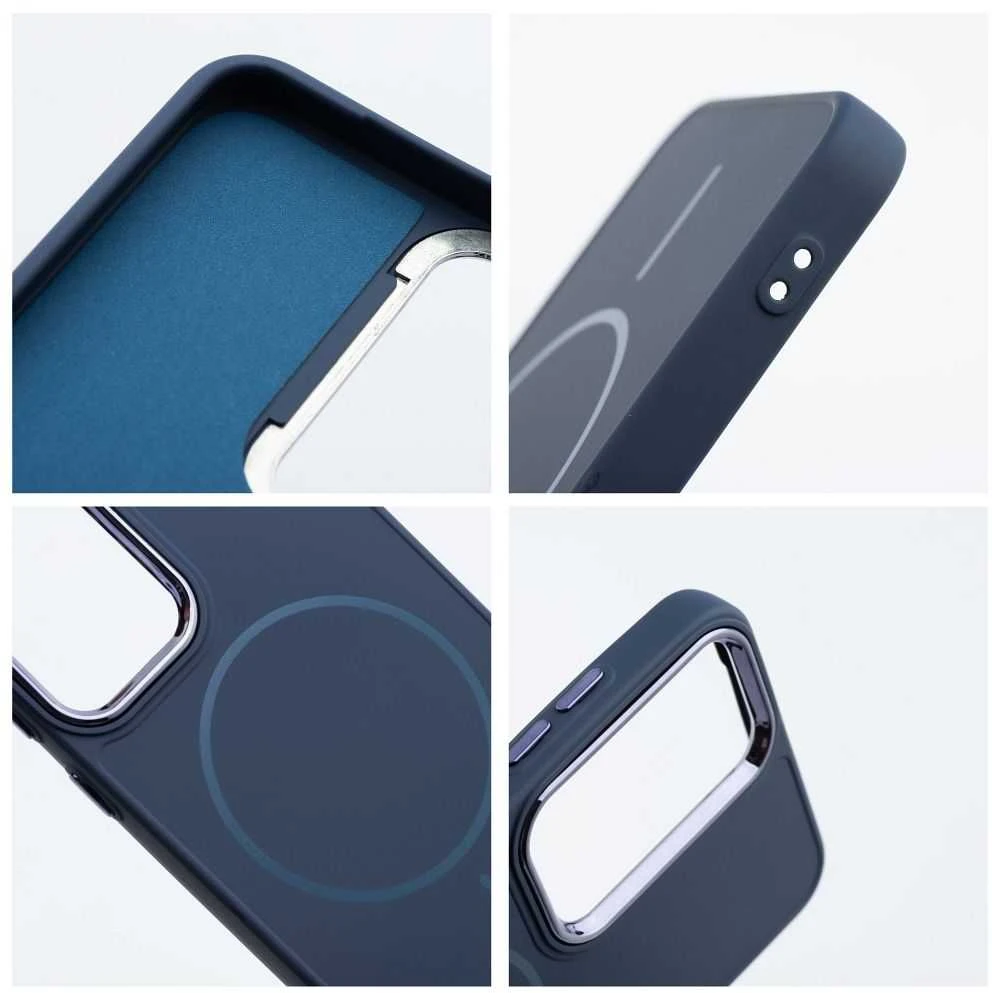 Oem FRAME MAG COVER dėklas suderinamas su MagSafe skirtas Samsung Galaxy A16 mėlynos spalvos