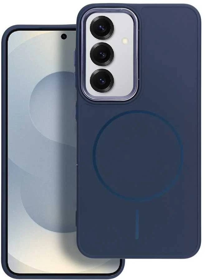 Oem FRAME MAG COVER dėklas suderinamas su MagSafe skirtas Samsung Galaxy A56 mėlynos spalvos