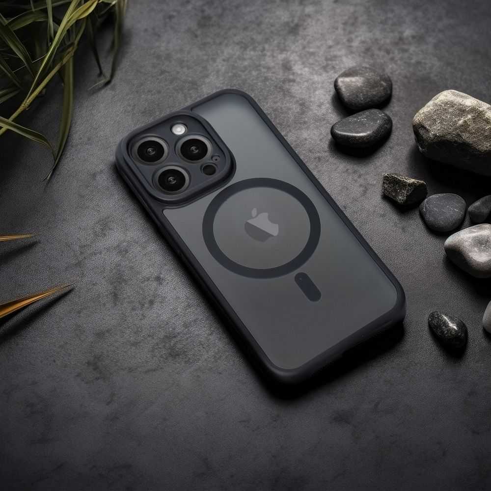 Oem Dėklas na Samsung S24 ULTRA Full Matte Mag Cover zgodne su MagSafe juoda