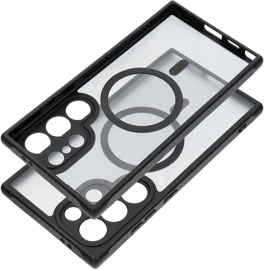 Oem Dėklas na Samsung S24 ULTRA Full Matte Mag Cover zgodne su MagSafe juoda
