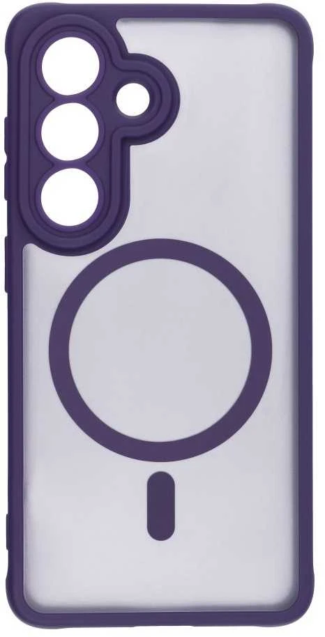 Oem Dėklas na Samsung S26 Full Matte Mag Cover zgodne su MagSafe violetinė