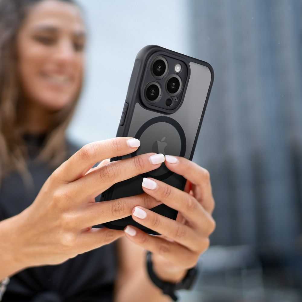 Oem Dėklas na Samsung S24 ULTRA Full Matte Mag Cover zgodne su MagSafe juoda