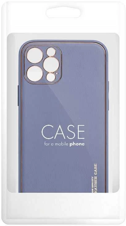 Dėklas telefonui Forcell LEATHER skirtas iPhone 12 Pro Max, mėlyna