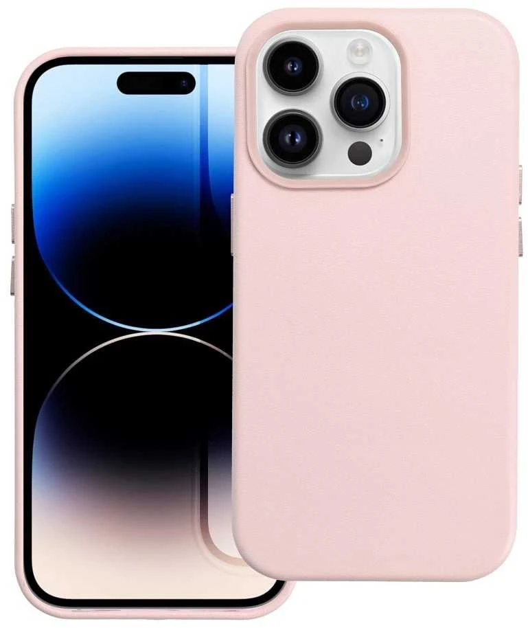 Oem Dėklas Leather Mag Cover (MagSafe) skirtas iPhone 16 Pro Max rožinis
