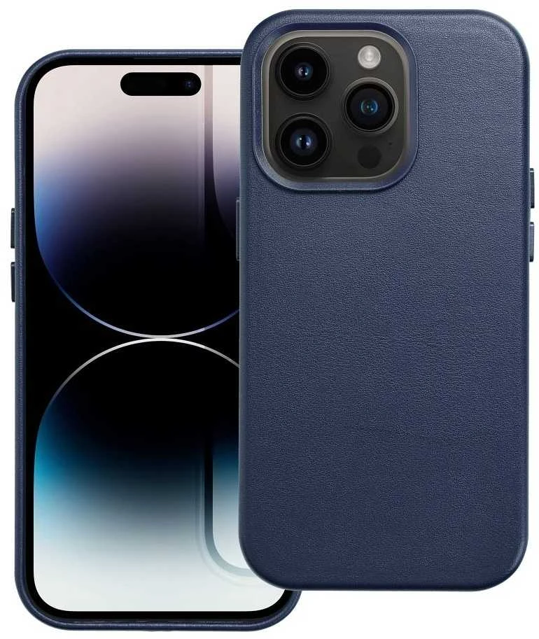 Oem Dėklas Leather Mag Cover (MagSafe) skirtas iPhone 16 mėlynas