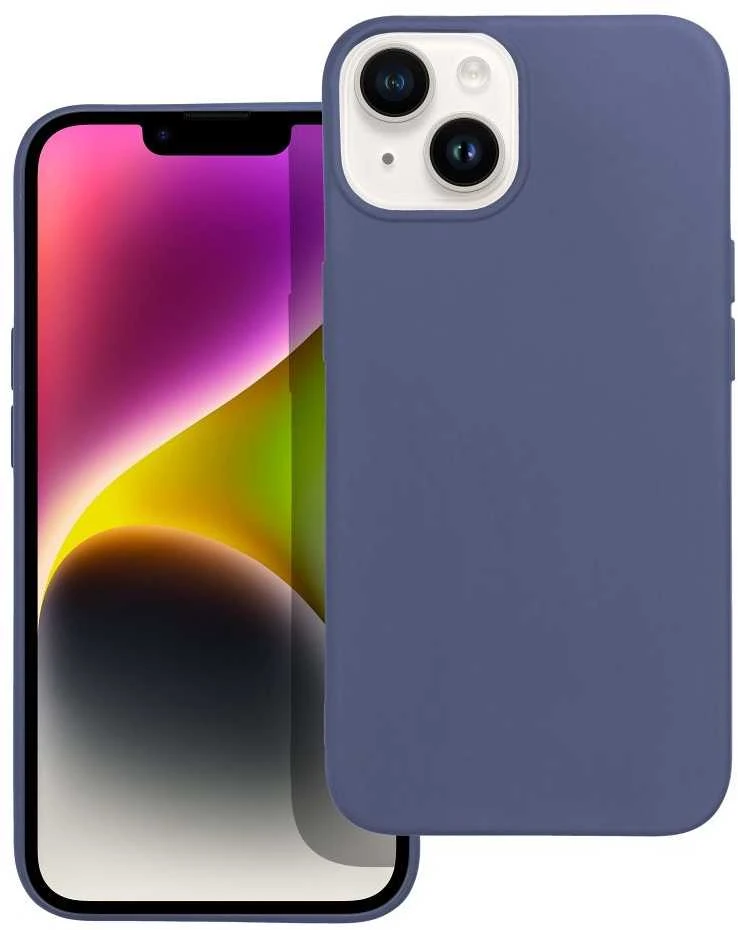 Matinis dėklas, skirtas IPHONE 14 Pro Max mėlynas