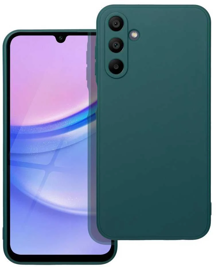 Oem Matinis dėklas skirtas Samsung Galaxy A15 5G / A15 4G žalios spalvos