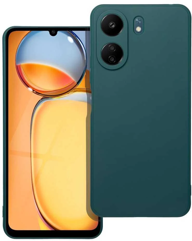 Oem Matinis dėklas skirtas Xiaomi Redmi 13C / POCO C65 žalios spalvos