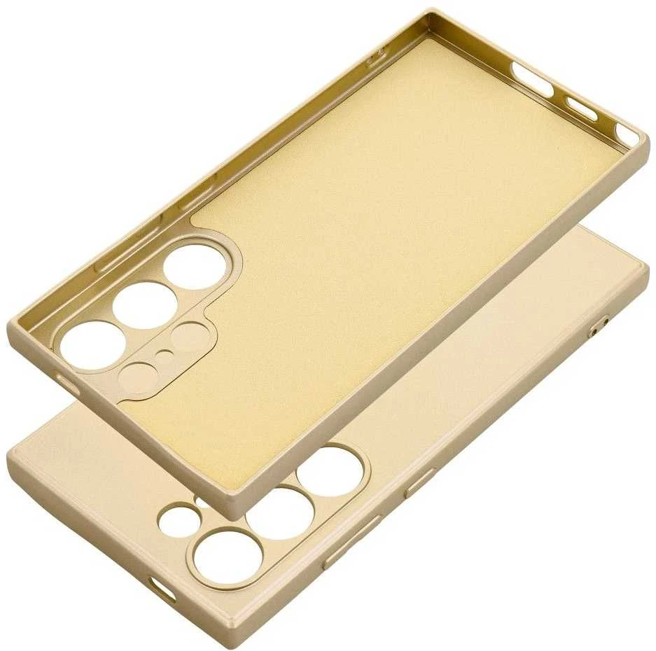 Oem METALLIC Dėklas skirtas Samsung Galaxy S24 Ultra aukso spalvos