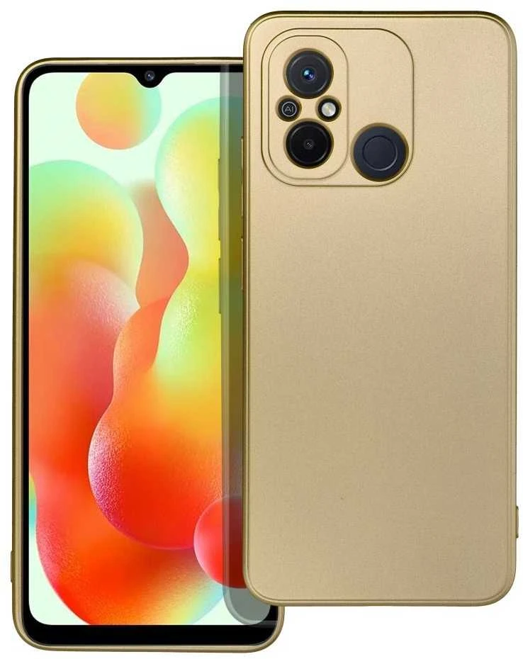 Oem METALLIC Dėklas skirtas Xiaomi Redmi 12C aukso spalvos