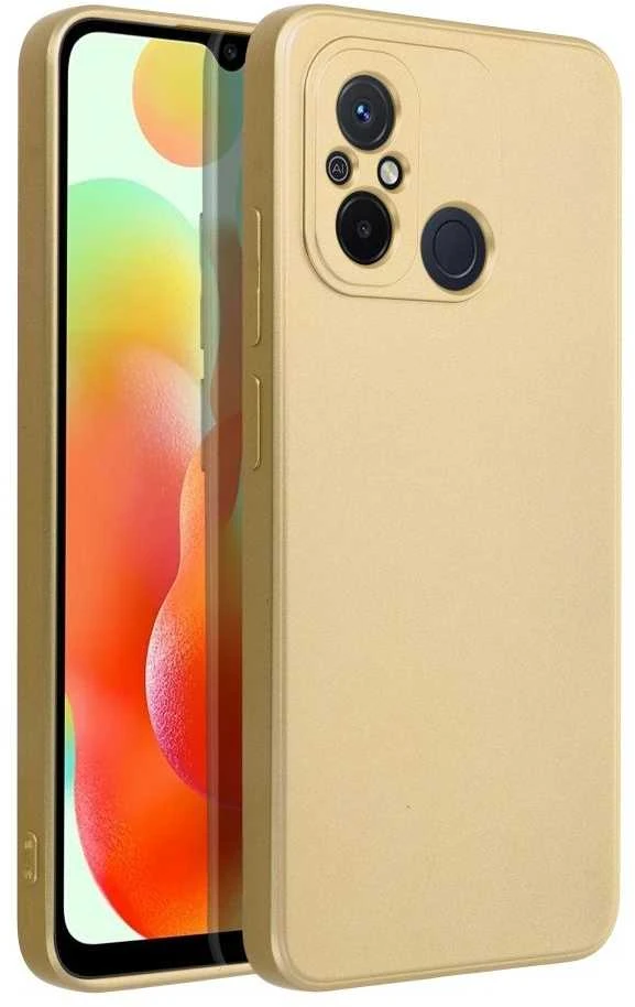 Oem METALLIC Dėklas skirtas Xiaomi Redmi 12C aukso spalvos