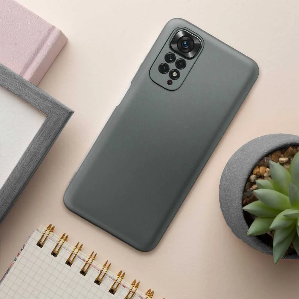 Oem METALLIC Dėklas skirtas Xiaomi Redmi 12C pilkos spalvos