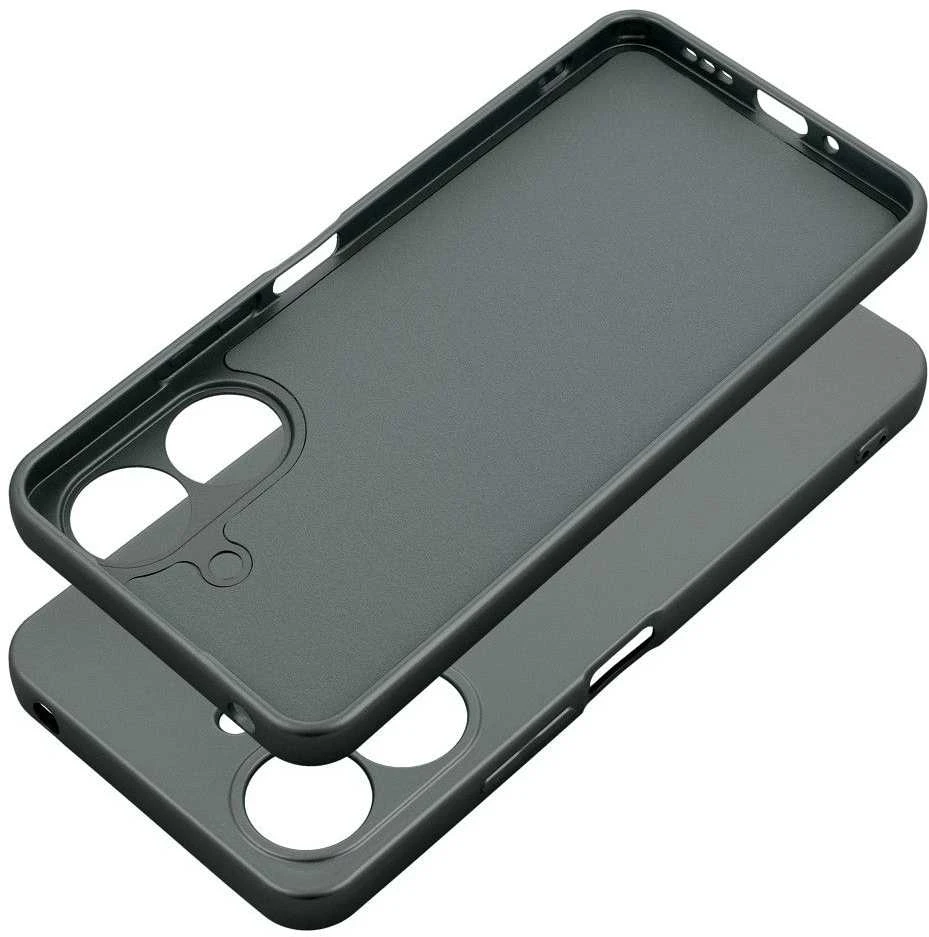Oem METALLIC Dėklas skirtas Xiaomi Redmi 13C / POCO C65 pilkos spalvos