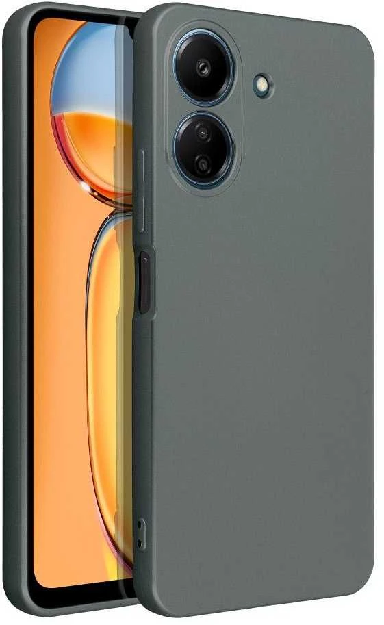 Oem METALLIC Dėklas skirtas Xiaomi Redmi 13C / POCO C65 pilkos spalvos