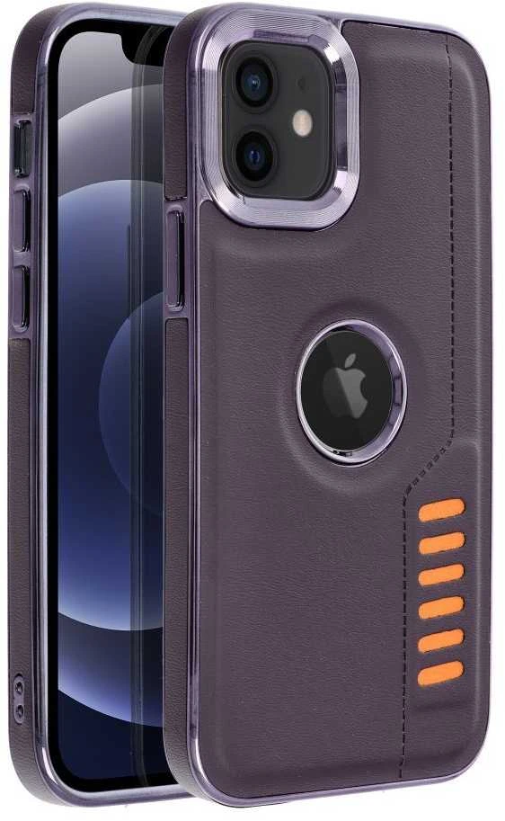 Dėklas Oem MILANO Case for IPHONE 12 / 12 Pro dark violetinė