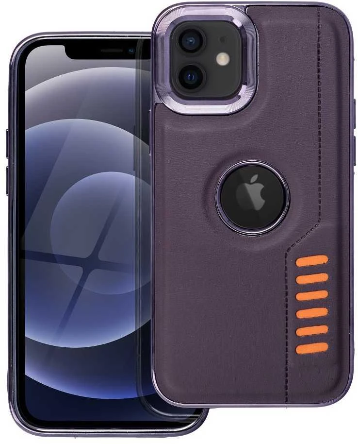 Dėklas Oem MILANO Case for IPHONE 12 / 12 Pro dark violetinė