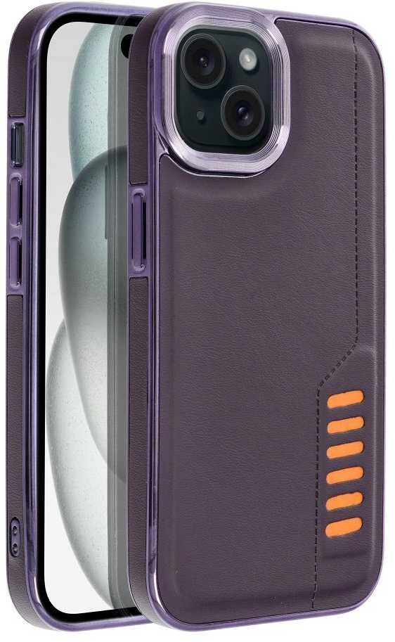 Dėklas Oem MILANO Case for IPHONE 15 dark violetinė