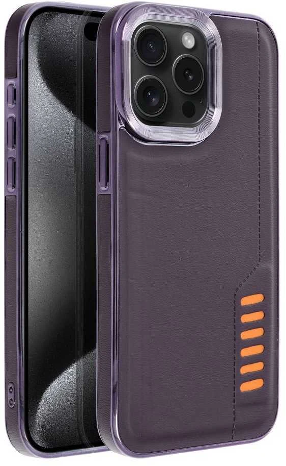 Dėklas Oem MILANO Case for IPHONE 15 Pro Max dark violetinė
