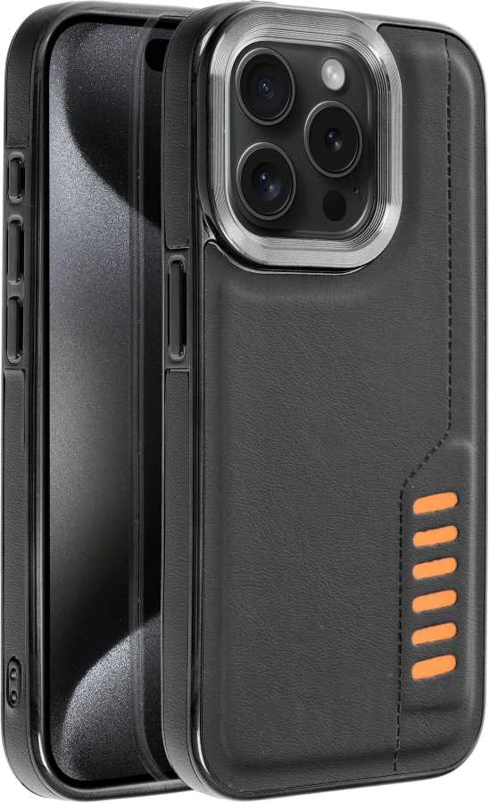 Dėklas Oem MILANO Case for IPHONE 15 Pro Max juodas