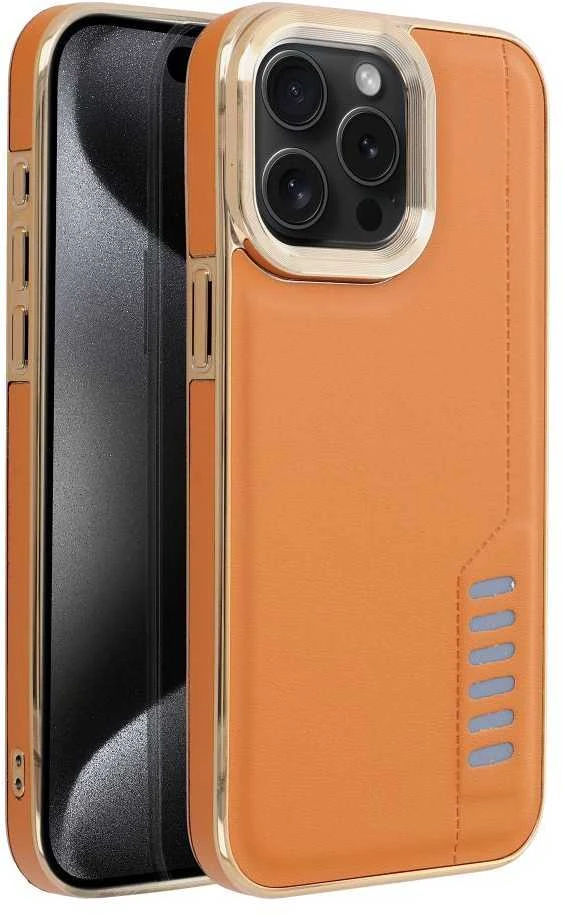 Dėklas Oem MILANO Case for IPHONE 15 Pro Max ruda