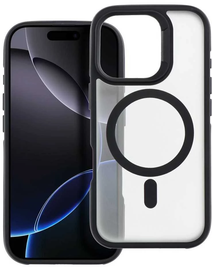 Oem Originalus „iPhone 16 PLUS Neo“ dėklas, suderinamas su „MagSafe“ ir juodas