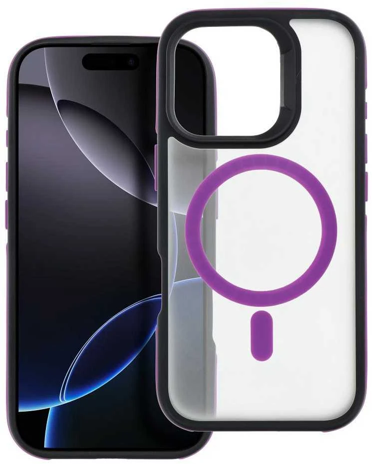 Oem Originalus „iPhone 16 PLUS Neo“ dėklas, suderinamas su „MagSafe“ violetine