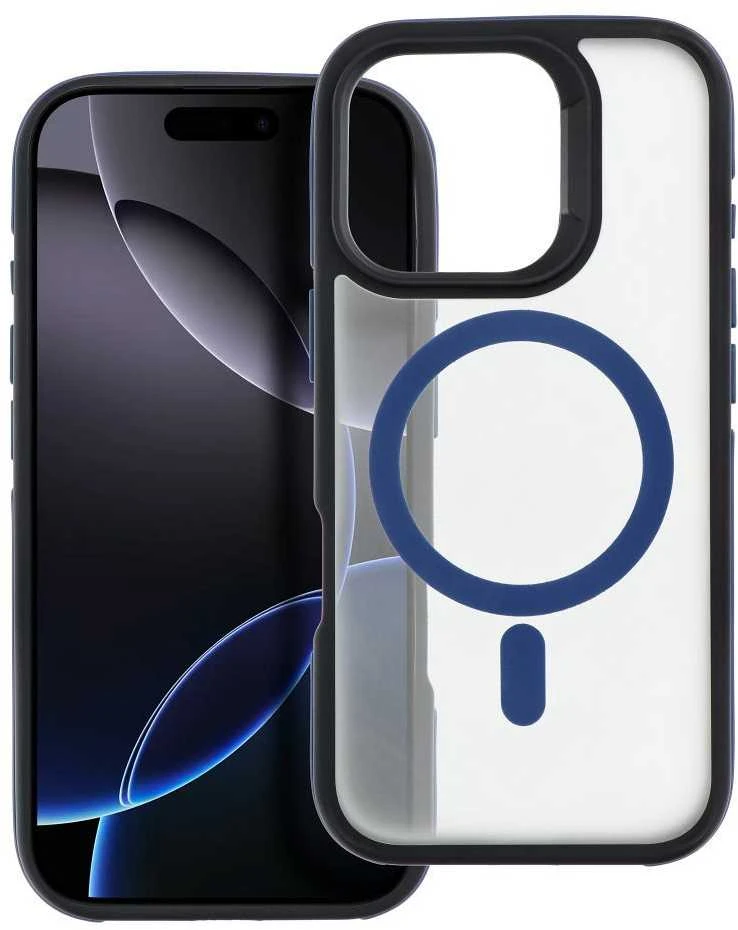 Oem Originalus „iPhone 16 PLUS Neo“ dėklas, suderinamas su „MagSafe“ mėlynas