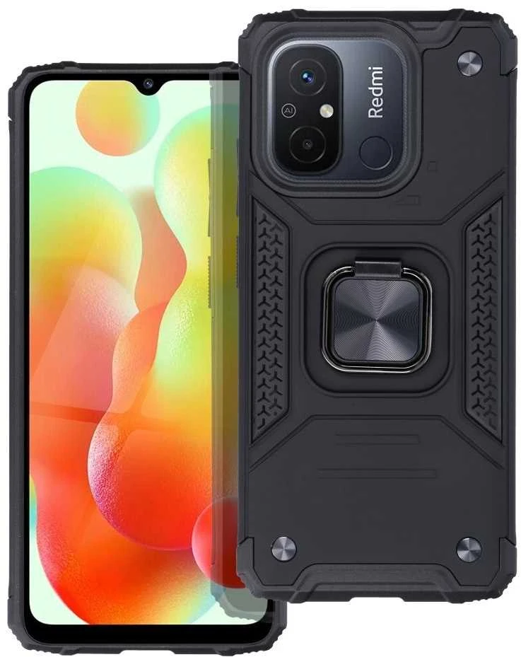 Oem NITRO dėklas skirtas Xiaomi Redmi 12C juodos spalvos