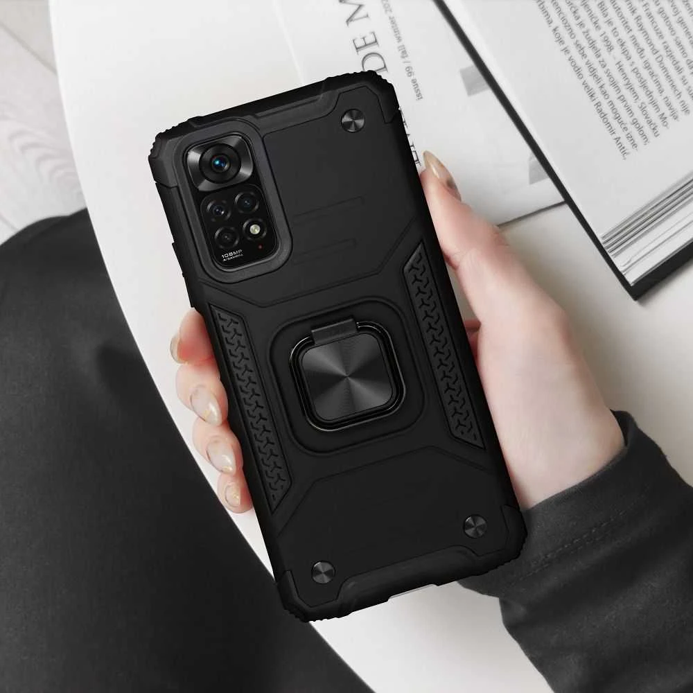 Oem NITRO dėklas skirtas Xiaomi Redmi 12C juodos spalvos