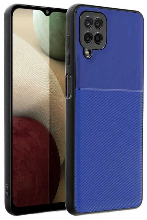 Forcell Oem NOBLE dėklas skirtas Samsung Galaxy A12 / M12 mėlynos spalvos