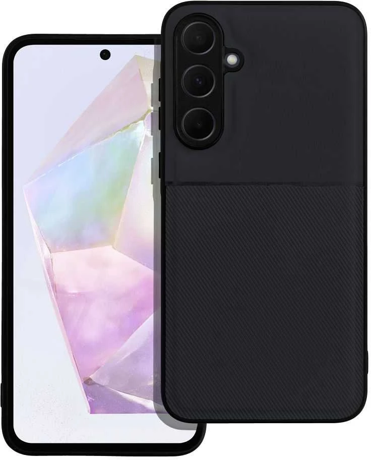 Forcell Oem NOBLE dėklas skirtas Samsung Galaxy A35 5G juodos spalvos