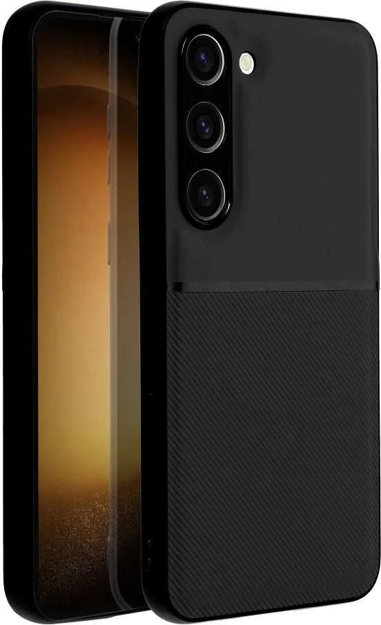 Oem NOBLE dėklas skirtas Samsung Galaxy S23 juodos spalvos