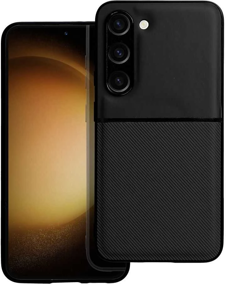 Oem NOBLE dėklas skirtas Samsung Galaxy S23 juodos spalvos