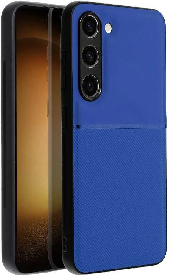 Forcell Oem NOBLE dėklas skirtas Samsung Galaxy S23 mėlynos spalvos