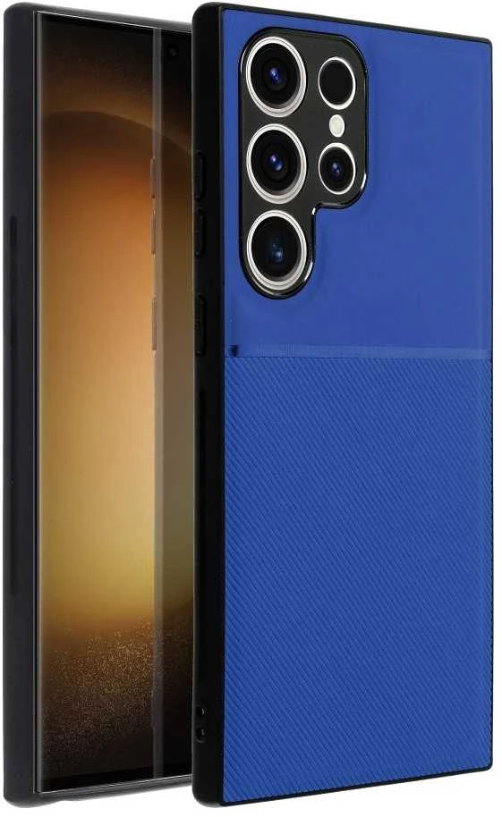 Oem NOBLE dėklas skirtas Samsung Galaxy S23 Ultra mėlynos spalvos