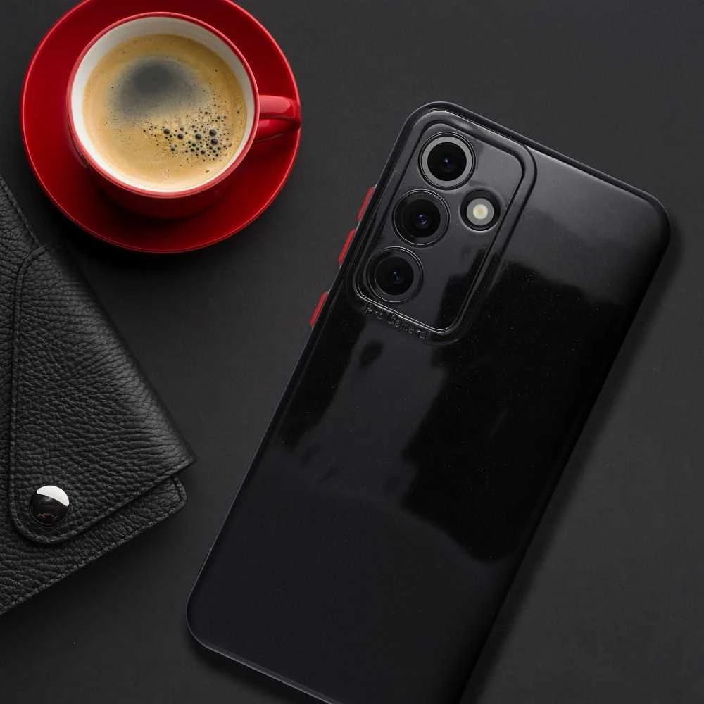 Oem Dėklas PASTEL SHINE skirtas Samsung Galaxy A25 juodos spalvos