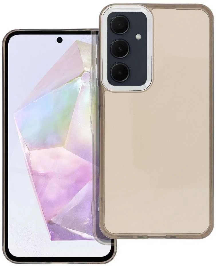 Oem PEARL dėklas skirtas Samsung Galaxy A35 5G juodos spalvos