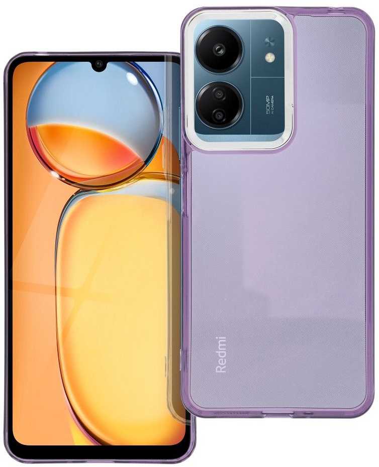 Oem PEARL dėklas skirtas Xiaomi Redmi 13C / POCO C65 violetinės spalvos
