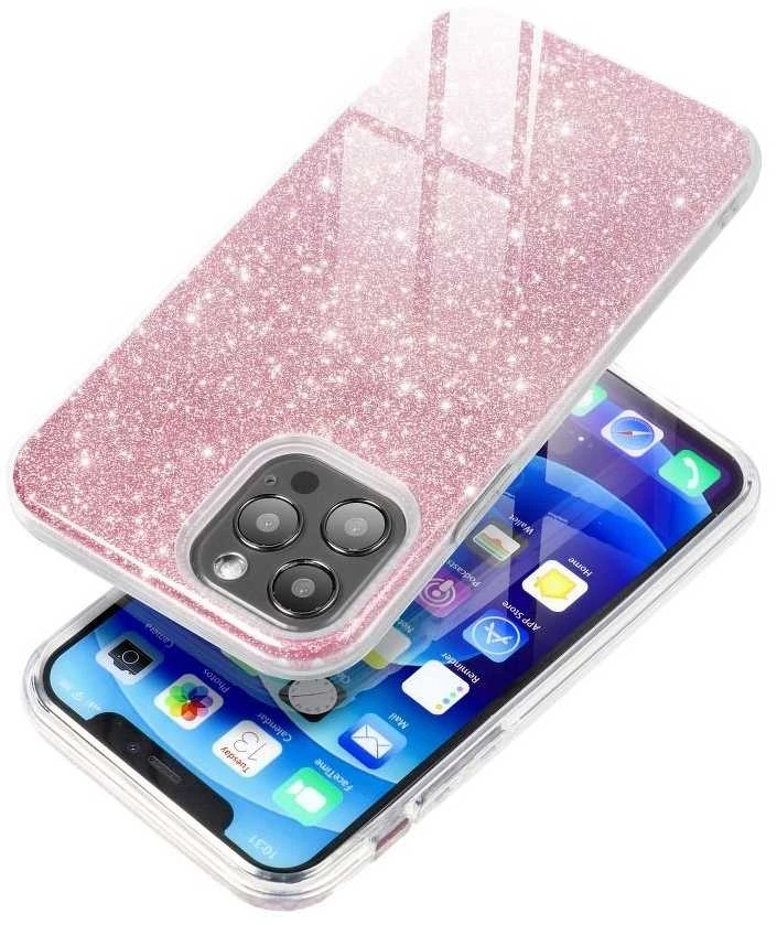 Forcell OEM dėklas, skirtas iPhone 13, spindinčios rožinės spalvos