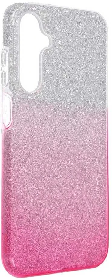 Forcell Oem SHINING Dėklas skirtas Samsung Galaxy A25 5G skaidrus rožinės spalvos
