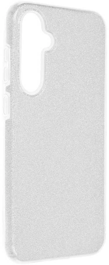 Forcell Oem SHINING Dėklas skirtas Samsung Galaxy S23 FE sidabro spalvos