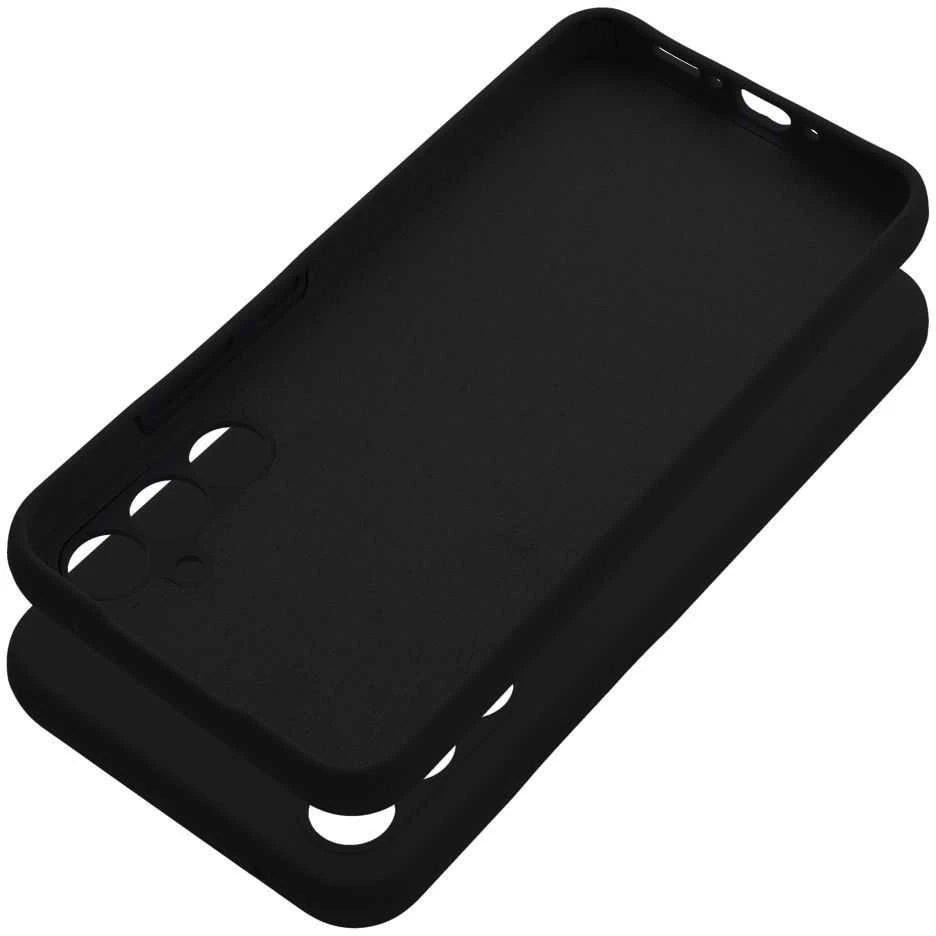 Oem Dėklas SILICONE 2mm skirtas Samsung Galaxy A34 5G juodos spalvos