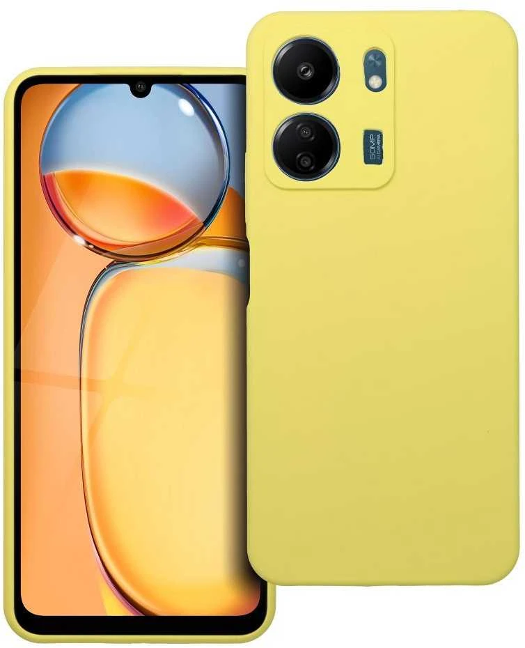 Oem Dėklas SILICONE 2mm skirtas Xiaomi Redmi 13C lemon